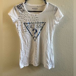 Guess Womens T-Shirt Size Medium ,100% Cotton,Made in India